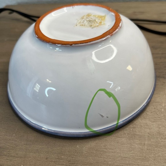 Vintage Celina Himark Hand Painted Cereal Bowl 6" Fruit Grape Portugal *READ - Picture 4 of 9